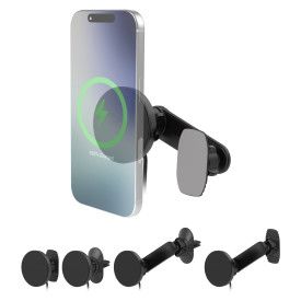 Scosche MAGICMOUNT™ CHARGE PRO 5-in-1 Qi2 Wireless Char