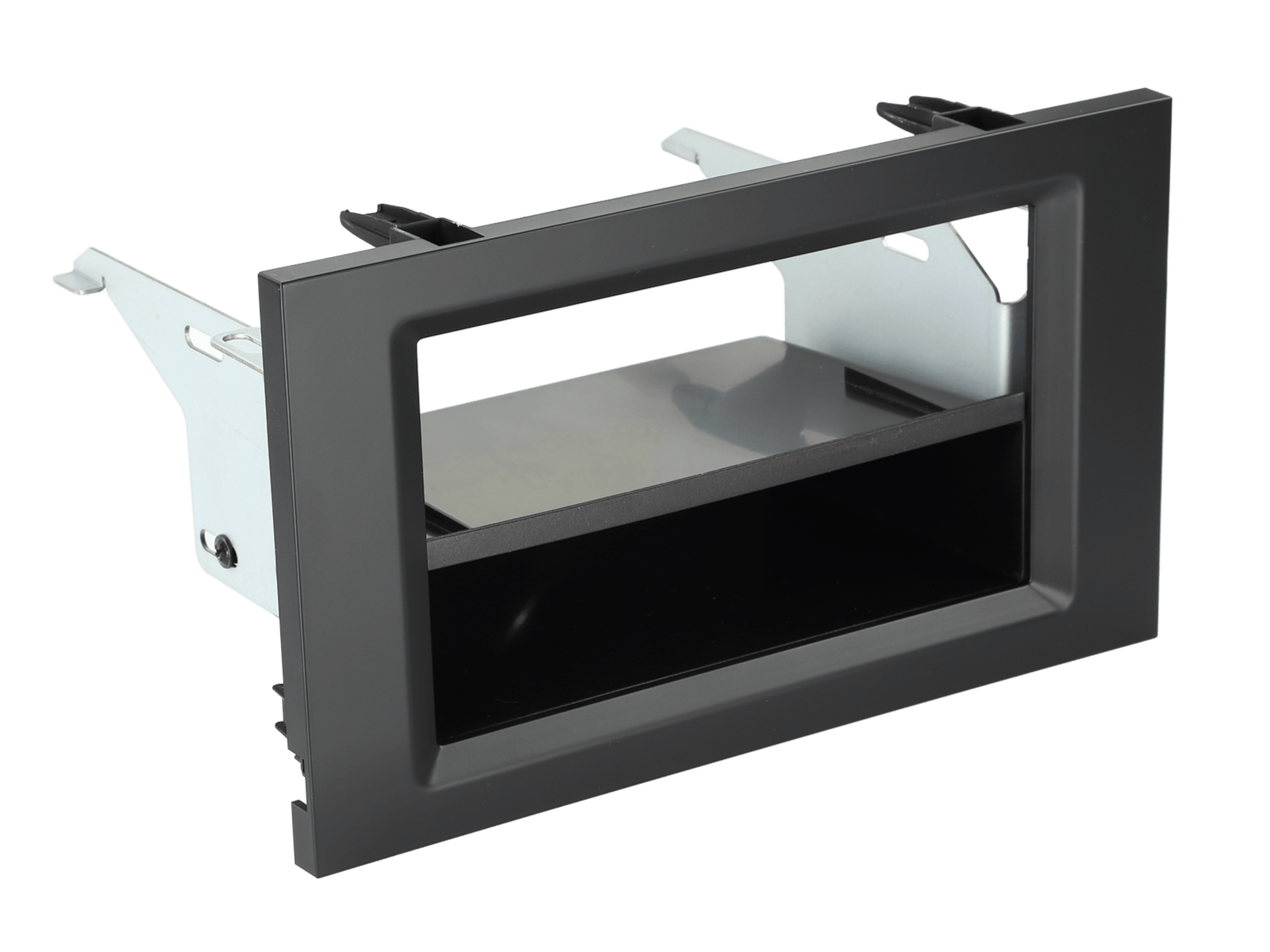 2-DIN frame met bakje MB Actros (MP4/BM963)2011- 2018 Zwart