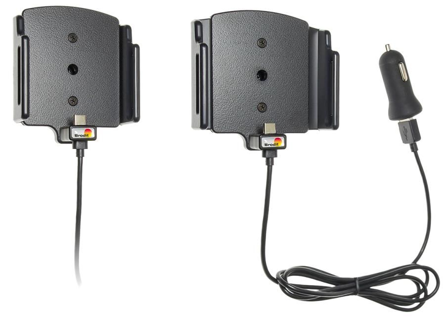 Brodit h/l USB-C verstelb. b.75-89/d6-10 mm mit USB zig.st.